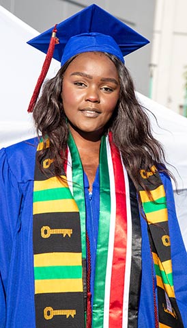 Student graduating